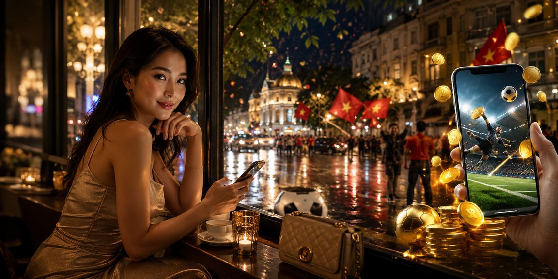Người dùng xem kèo bóng đá tại Hà Nội với isp64 trên điện thoại
