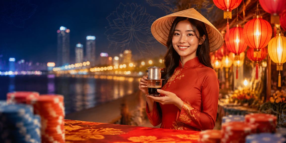 Khung cảnh khu nghỉ dưỡng casino ven biển Nha Trang vào ban ngày